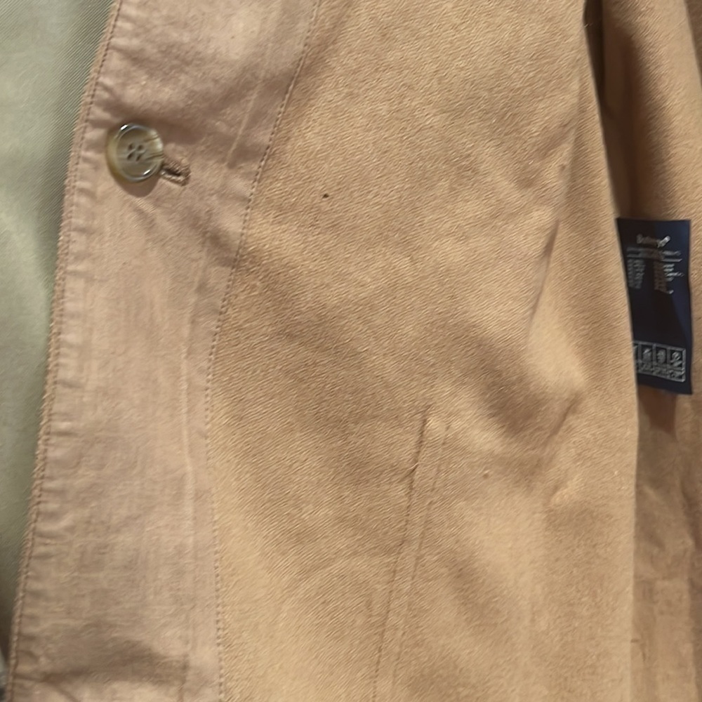 Vintage XL Burberry Mens Trench w/Full Wool Lining and Collar - Picture 13 of 16